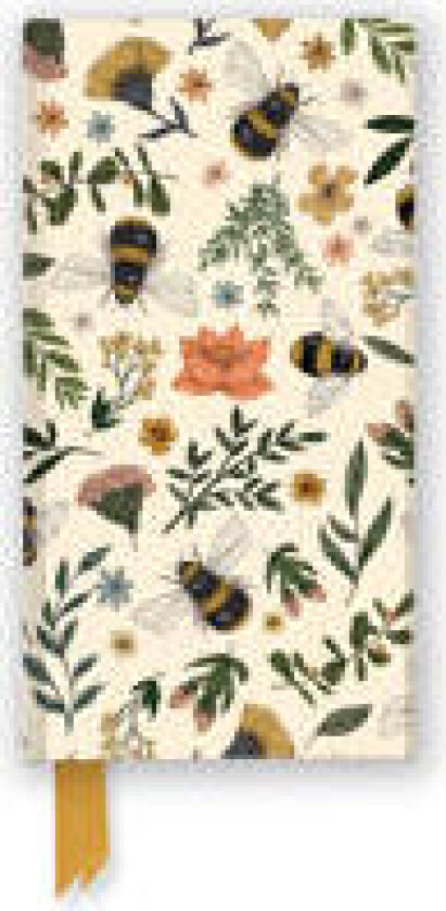 Jade Mosinski: Garden Bees (Foiled Slimline Journal)