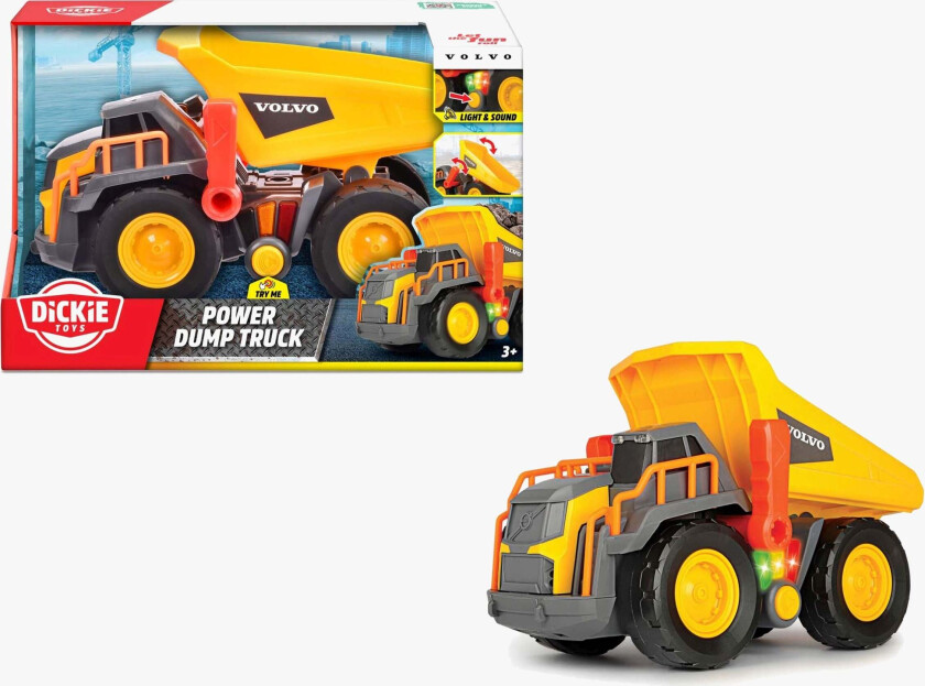 Volvo Power Dumper 30 cm - Lastebiler & Traktorer - Plast