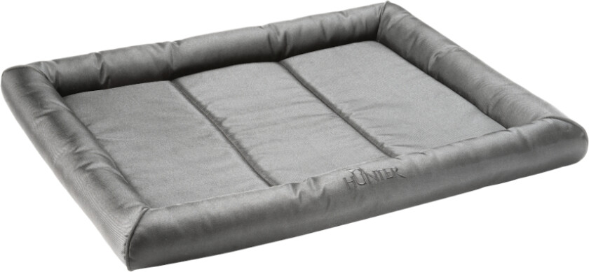 HUNTER hundematte Vermont, grå - Størrelse XL: L 120 x B 100 x H 9 cm
