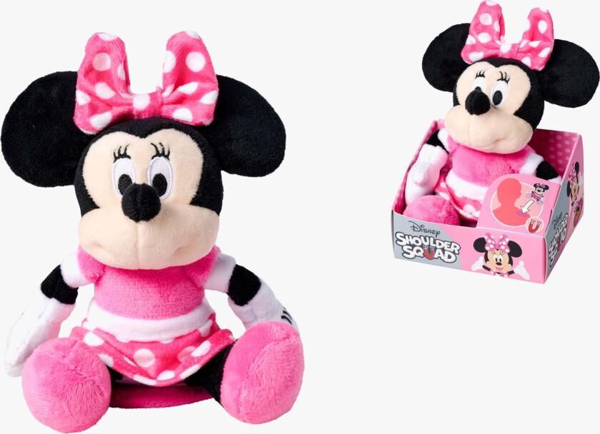 Minni Mus Magnetisk Skuldervenn 12 cm - Kosedyr - Plast