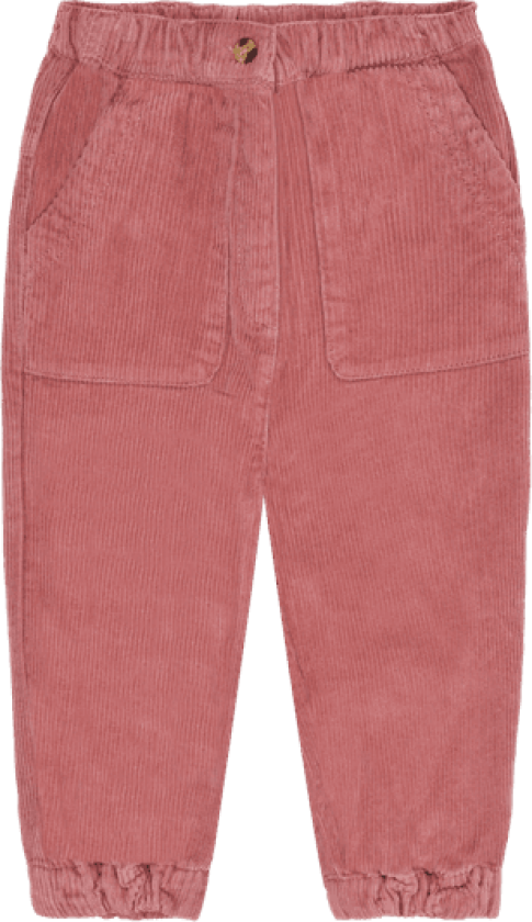 Tammy solid corduroy Bukse Dry rose
