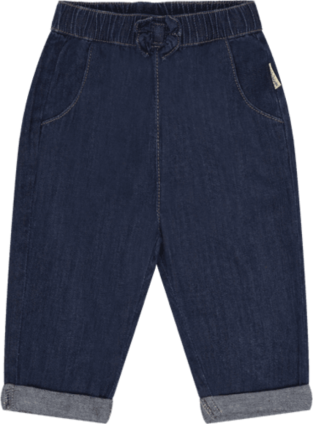 Thea Denim Bukse Dark blue denim