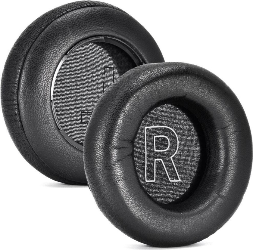 Svarte øreputer i lammeskinn for B&O Beoplay H9 3. generasjon - 2-pakning