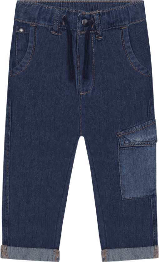 James Contrast Bukse Dark Denim