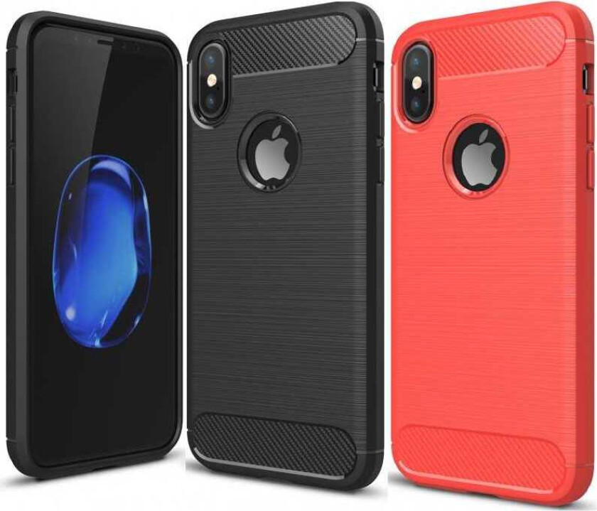 iPhone XS Max Støtsikker Støtdemperdeksel SlimCarbon