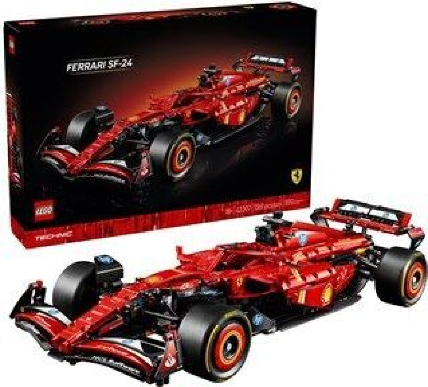 LEGO Technic F1®-depotstopp og -team med Ferrari-bil 42207