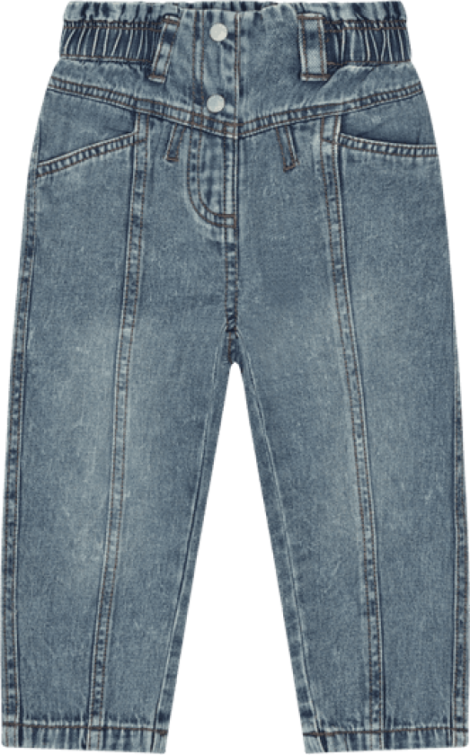 Jamille washed denim Bukse Blue Denim