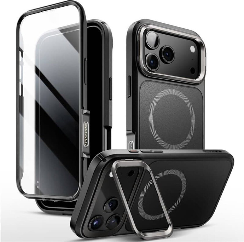 i-Blason Ares Flip deksel Apple iPhone 17 Pro - Black