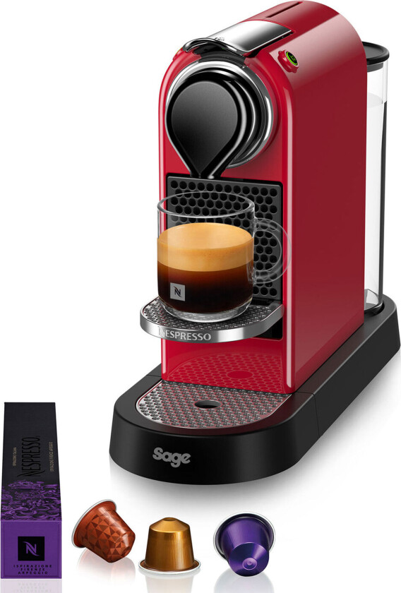 Nespresso by Sage SEC 630 CitiZ kapselmaskin, rød