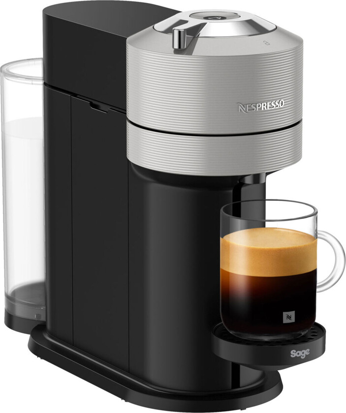Nespresso by Sage SNV 520 Vertuo Next - kapselmaskin, lysegrå