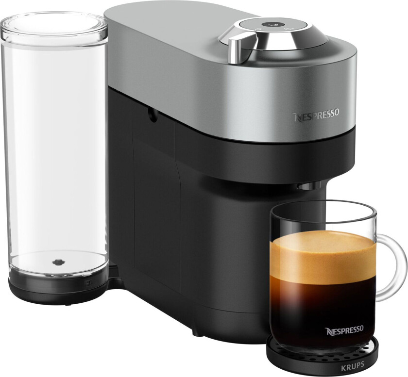 Nespresso by Sage SNV 125 Vertuo Pop+ Deluxe kapselmaskin, titanfinish