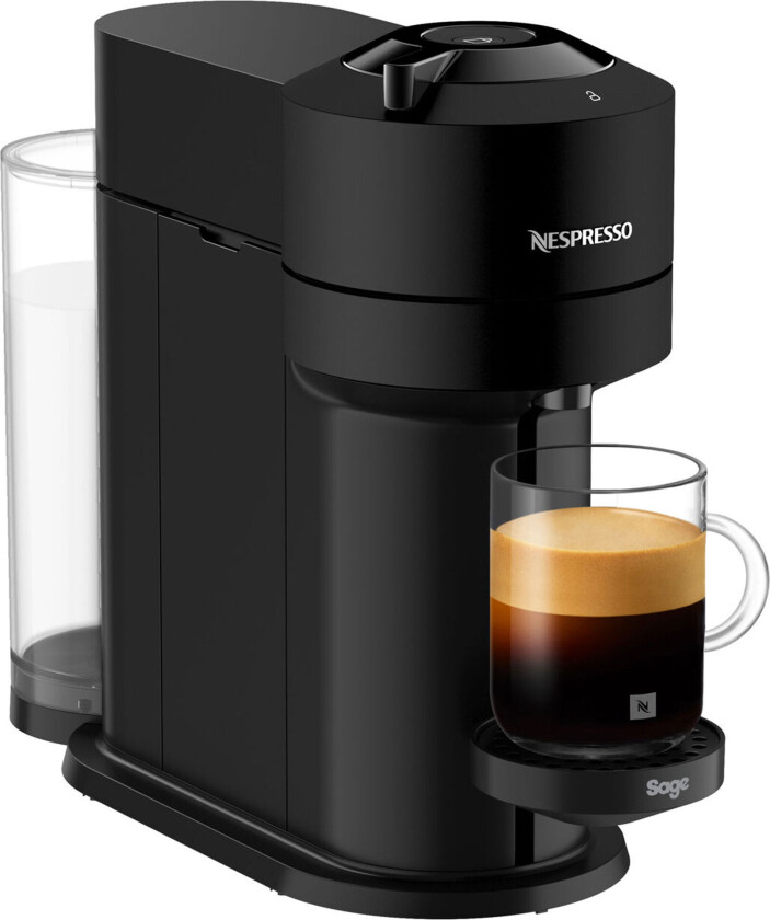 Nespresso by Sage SNV 520 Vertuo Next kapselmaskin, matt svart