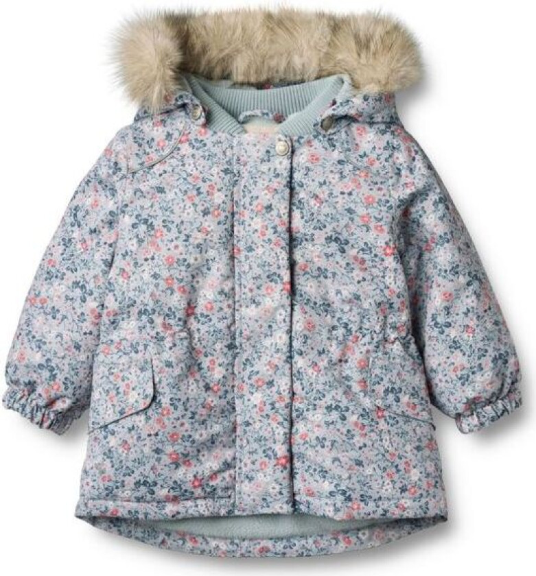 Vinterjakke Baby Mathilde Tech Soft Rain Flowers