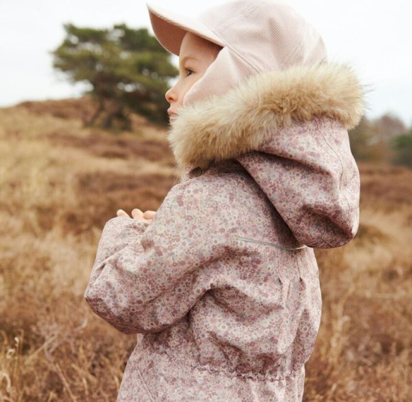 Vinterjakke Mathilde Tech Rose Dust Flowers