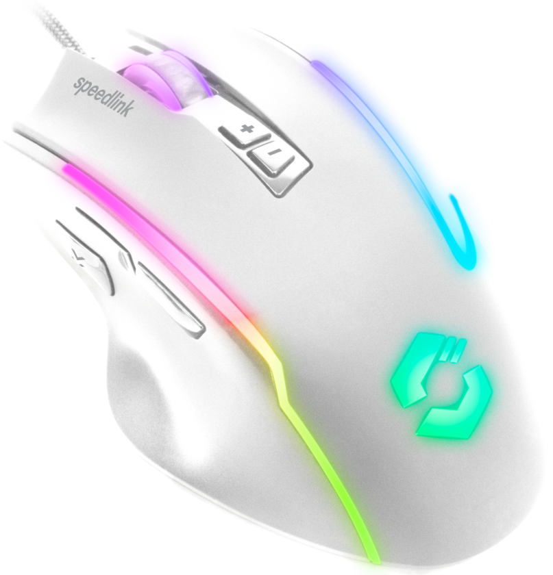 – DECUS NX RGB Gamingmus – Hvit