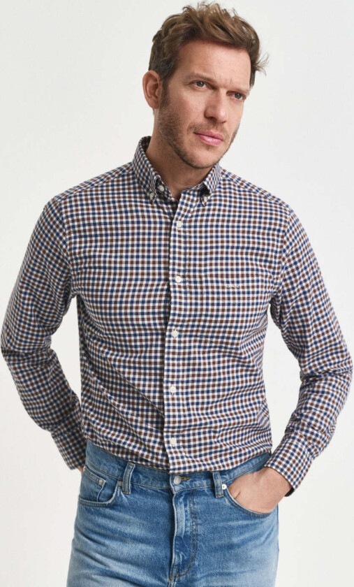 TWILL GINGHAM SHIRT Ruter, S