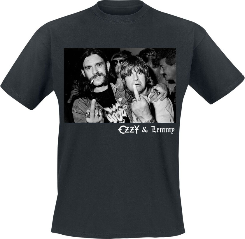 T-skjorte - Hellraiser - Ozzy & Lemmy - S til 5XL - Herrer - svart