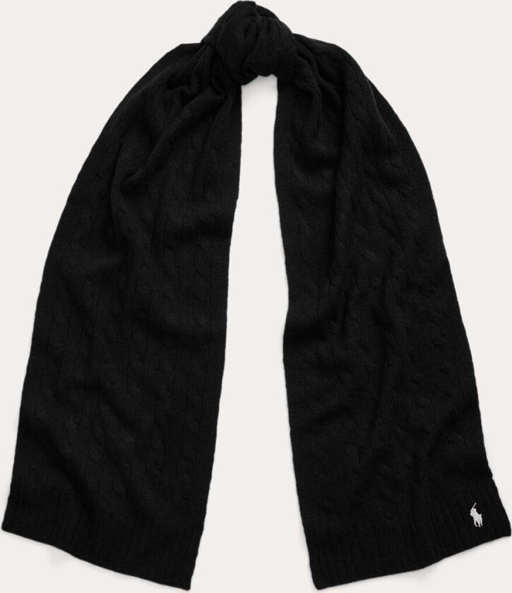 Bilde av CABLE-KNIT SCARF Sort