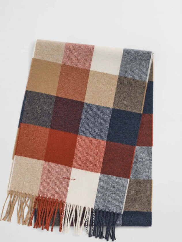 WOOL MULTI CHECKED SCARF Ruter