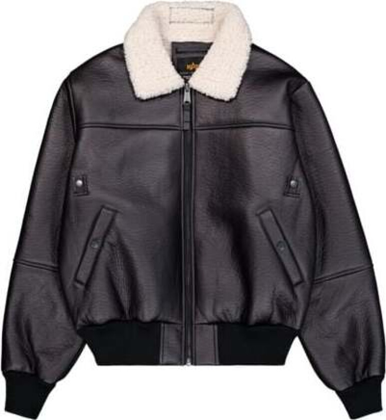 Alpha Industries Bomber jakke - B-15 MOD - S til XXL - Herrer - svart