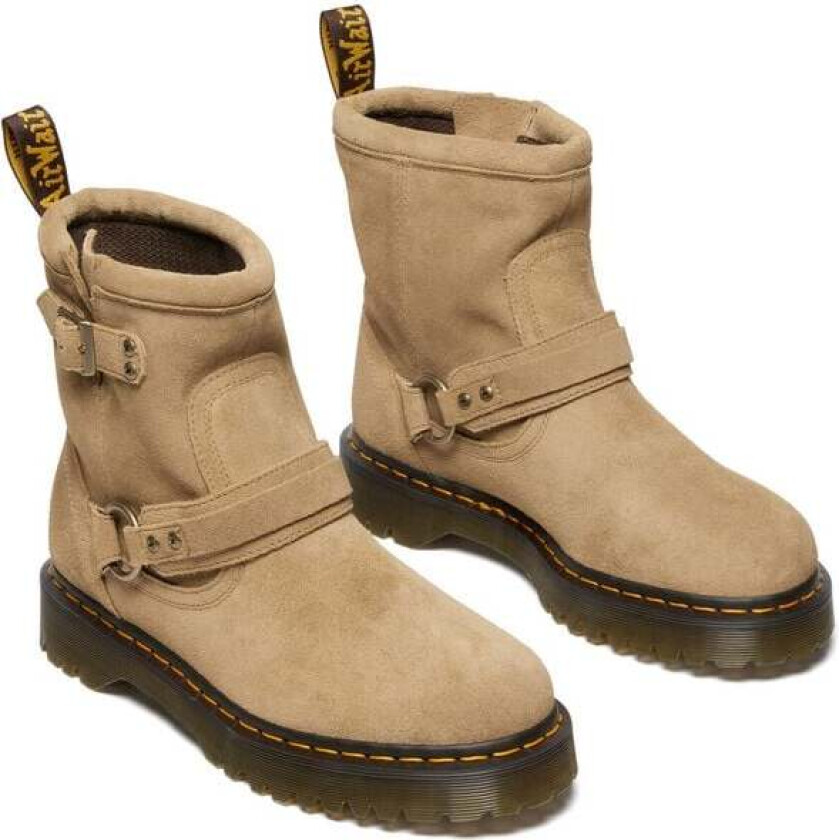 Biker Boots - Anistone HRNS - Savannah Tan Bronx Suede - EU36 til EU41 - Damer - kamel