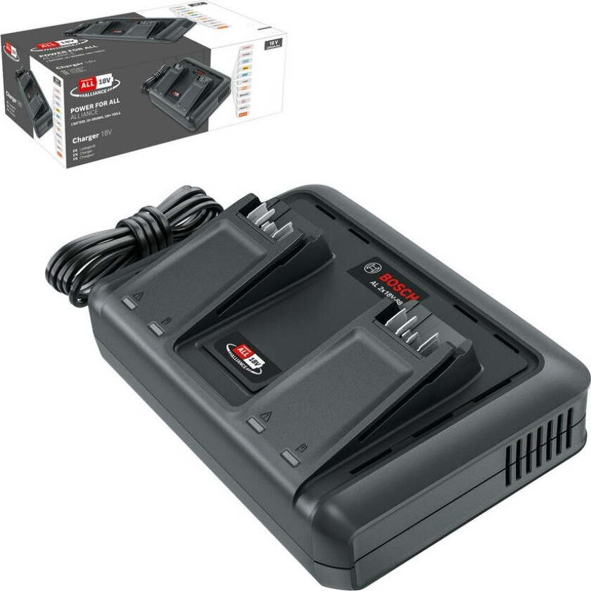 BOSCH BATTERILADER AL 2X18V-88
