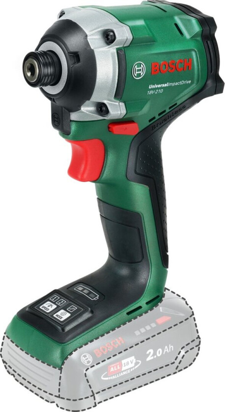 BOSCH SLAGSKRUTREKKER UID 18V-210 SOLO