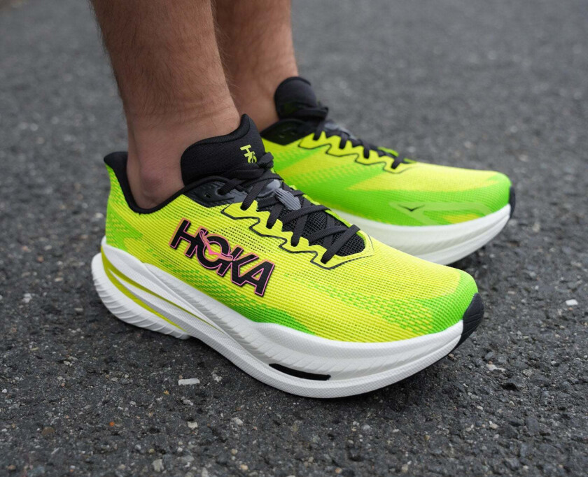 MACH X 3 Wide Herre Neon Hoka Citrus/Neon Lime 49 1/3