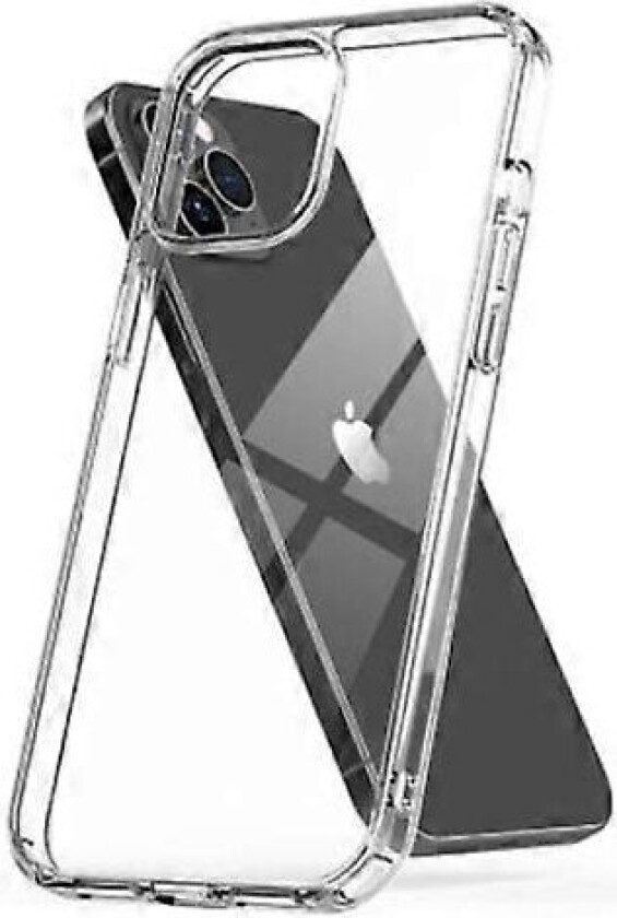 1 stk iPhone 14 Pro Max Silikon Gjennomsiktig TPU Telefondeksel