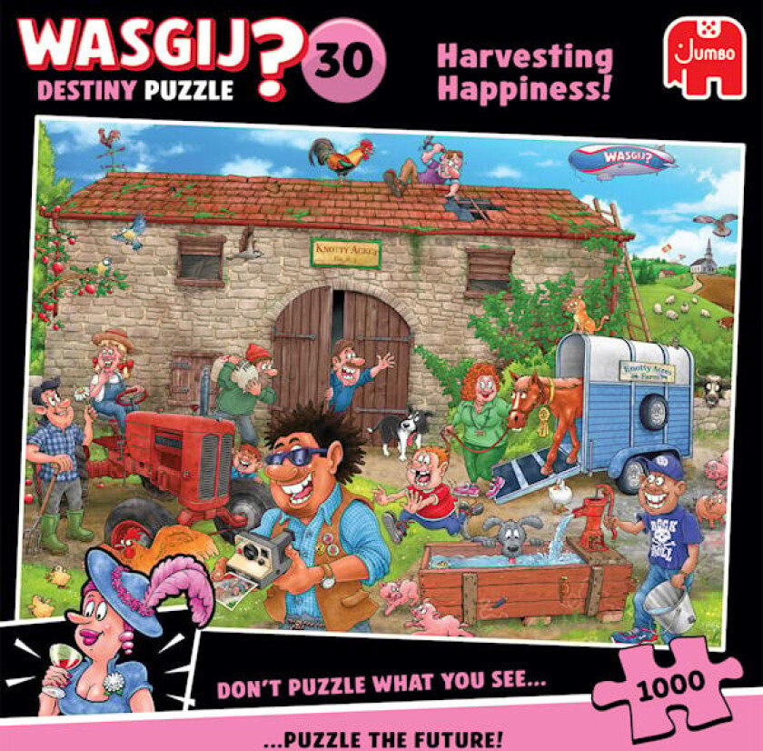 Wasgij Destiny 30 Høsting Happiness! Puslespill 1000 brikker