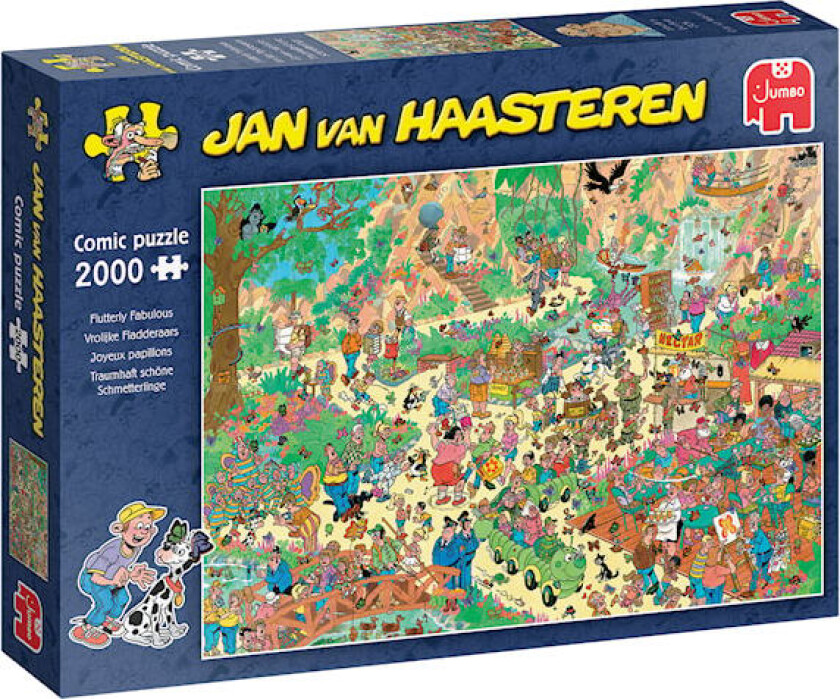 Jan Van Haasteren Flutterly Fabulous Puzzle 2000 brikker