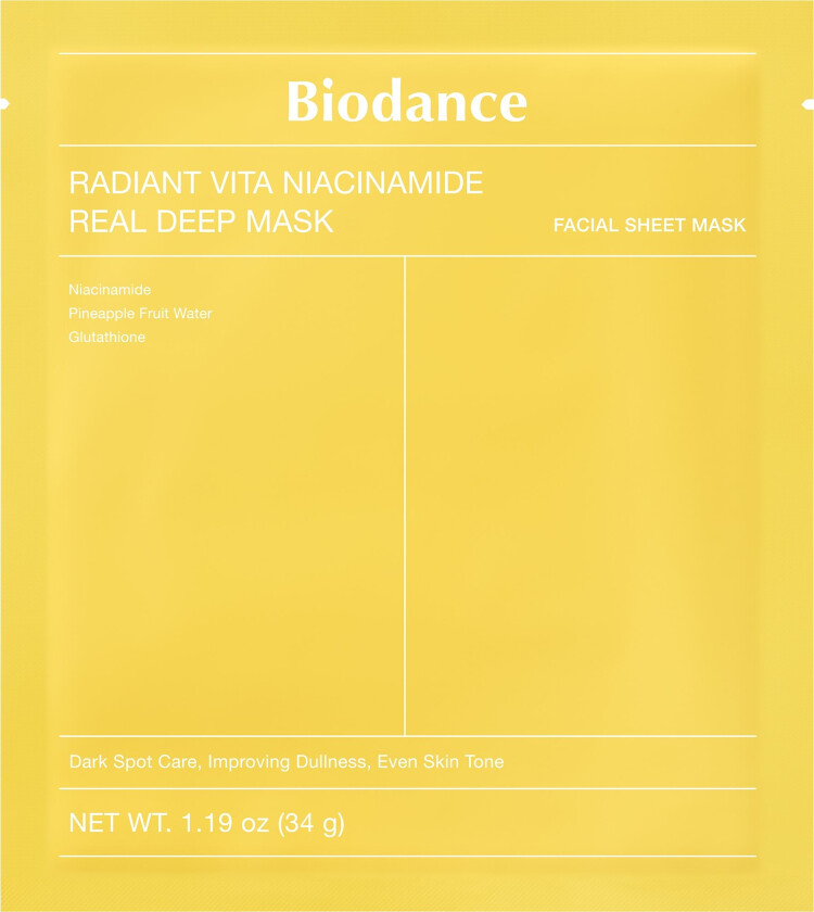 Radiant Vita Niacinamide Real Deep Mask 34 g