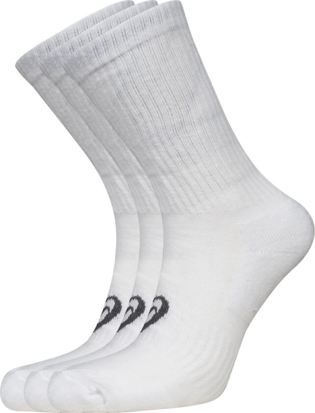 Asics 3PPK Crew Socks, bomullsokker, unisex White