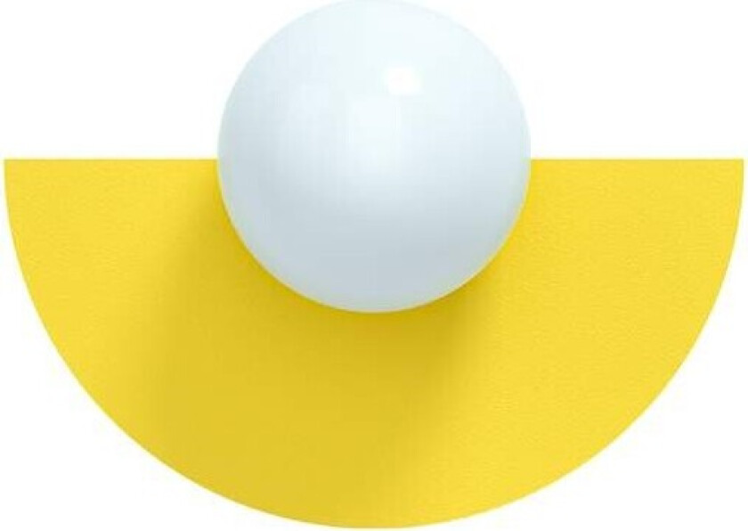 - Candy Big Circle 180 S Vegglampe Sunshine Yellow
