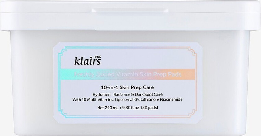 Freshly Juiced Vitamin Skin Prep Pads 80 pads