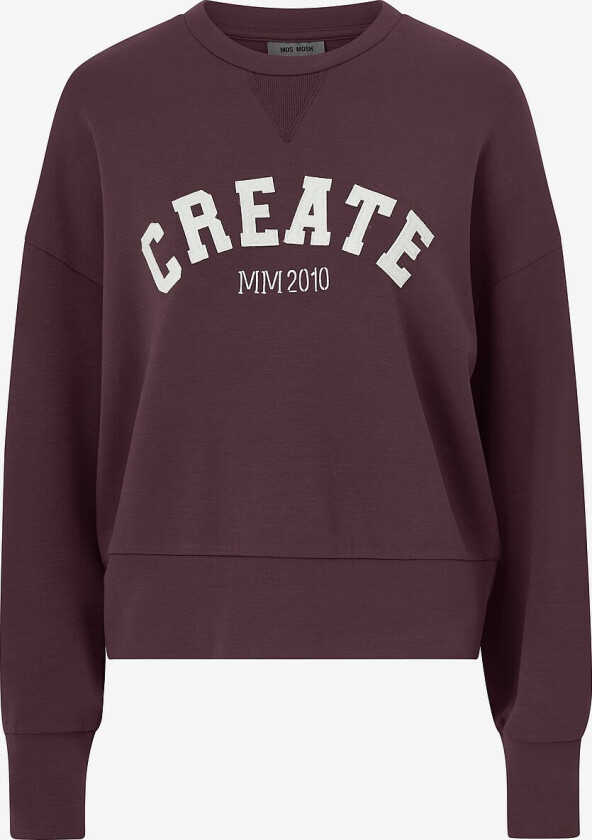 Collegegenser mmCelli O-LS Sweatshirt - Rød