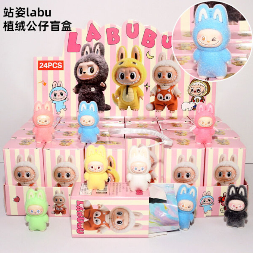 Monster Adventskalender, Hollow Joy-anheng, dekorasjoner, barnegaver (24-delt overraskelsesblindboks med trendy leker)