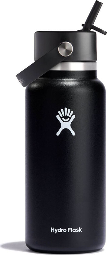 Wide Flex Straw 946 ml Black 0.946 L, Black