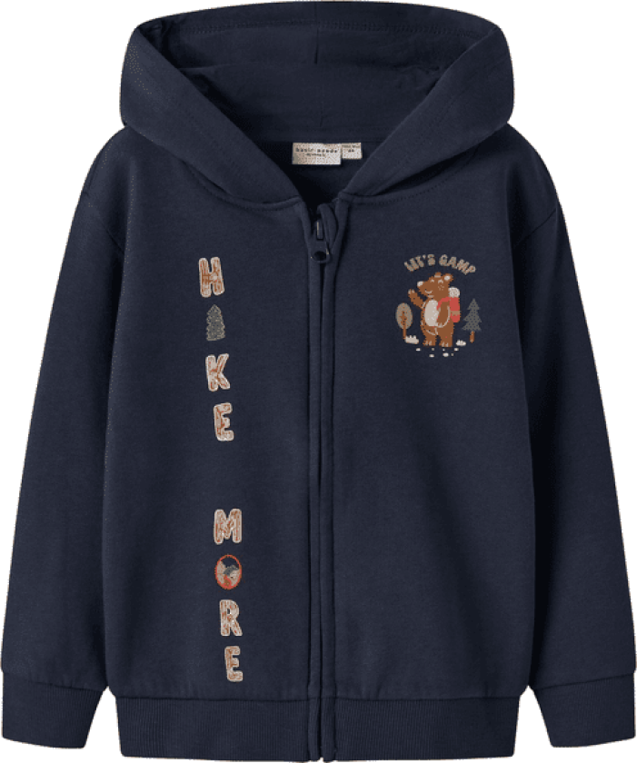 Name It Nmmvoltinus zip-genser til småbarn, Navy Blazer