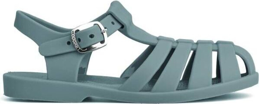 Bre sandaler/badesko til barn, Whale blue