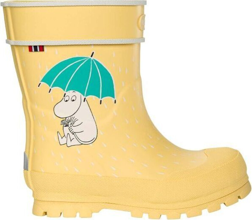 Alv Jolly Moomin gummistøvler, Light Yellow