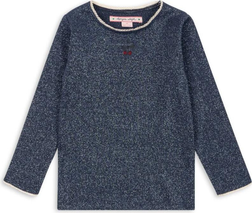 Roli Ribbebluse Mood Indigo Mood Indigo 5-6 Y Blå 5-6 år kvinne