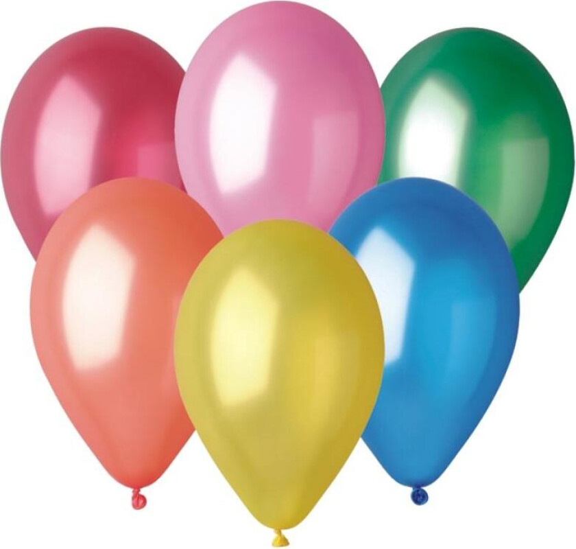 Ballong Gm90 Metall 25cm Flerfarget 100 Stk.