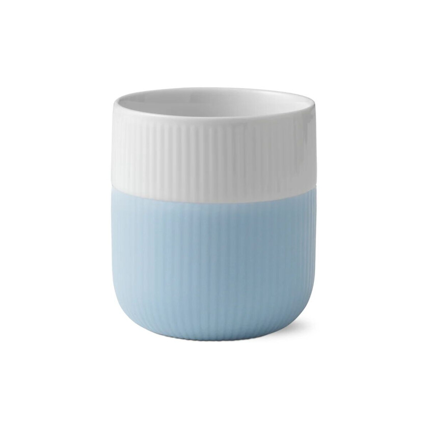 Fluted Contrast krus duvblå