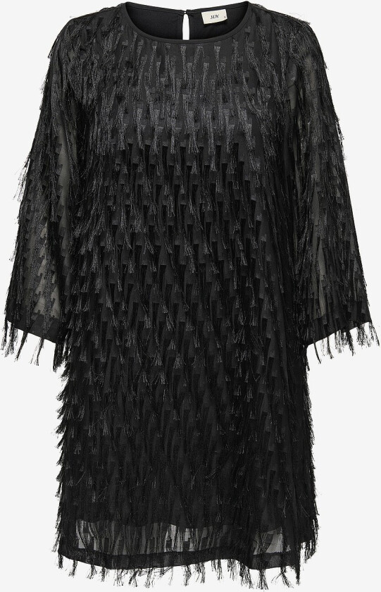 Kjole Jdyfleur 3/4 O-neck Dress Wvn - Svart