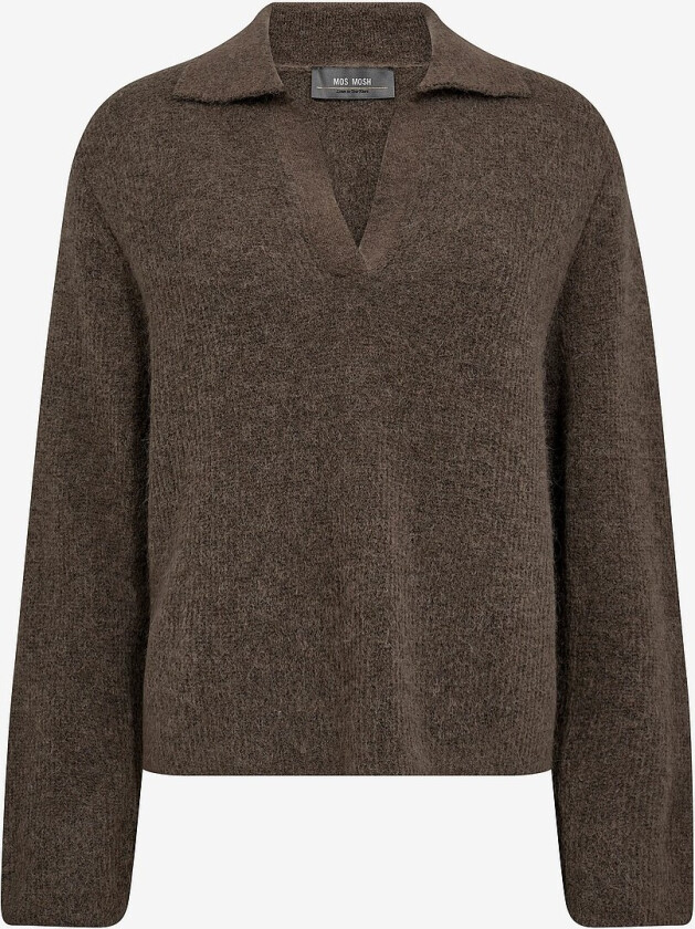 Pullover mmThora Aidy Polo Knit - Brun