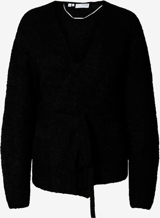 Kardigan slfGabella LS Knit Belt - Svart