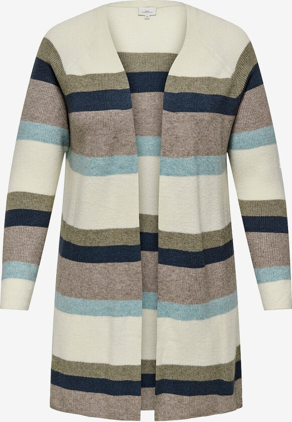 Kardigan caraAtija L/S Stripe Cardigan Knt - Hvit