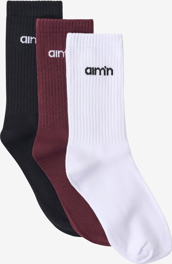 Sokker Logo Socks 3-pakning - Rød