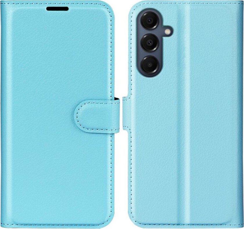 Samsung Galaxy A17 5G Deksel i Litchi-tekstur med Horisontal Flipp og Stativ_OF